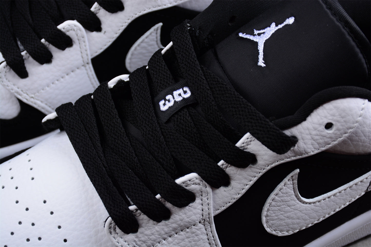 Air Jordan 1 Low Split Panda Black Sneakers - Best Reps Website 2025