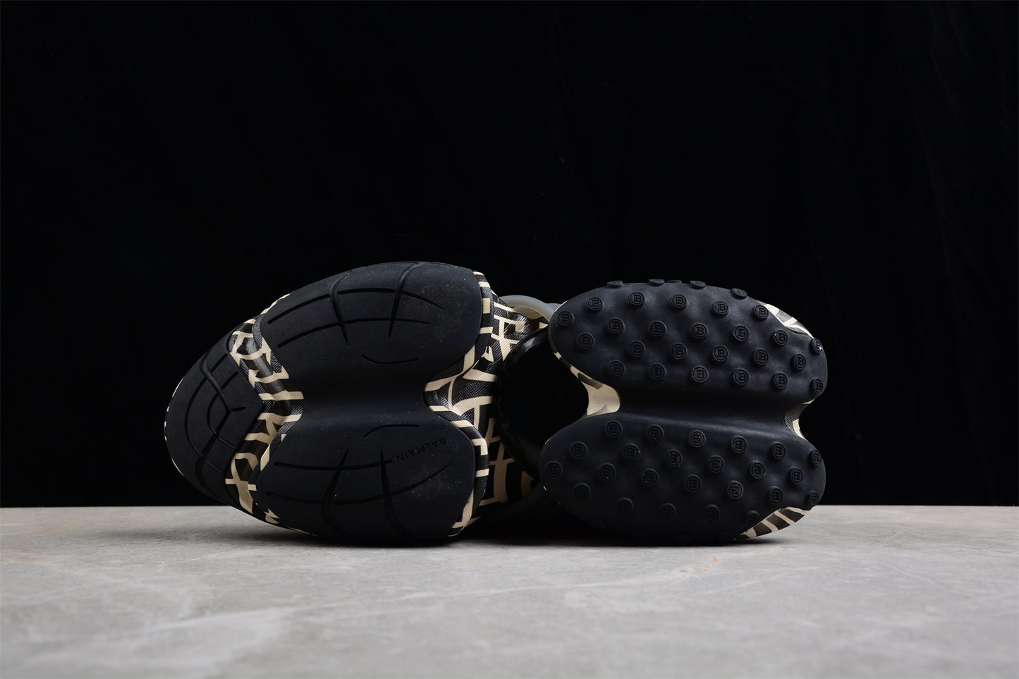 Balmain Unicorn Sneakers in Black – Neoprene & Leather