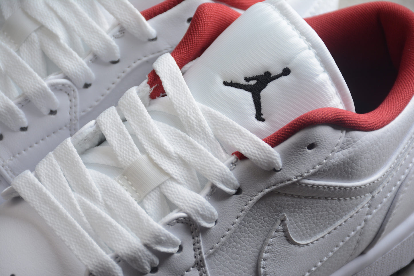 Jordan 1 Low White Gym Red Black (GS) - Best Reps Website 2025