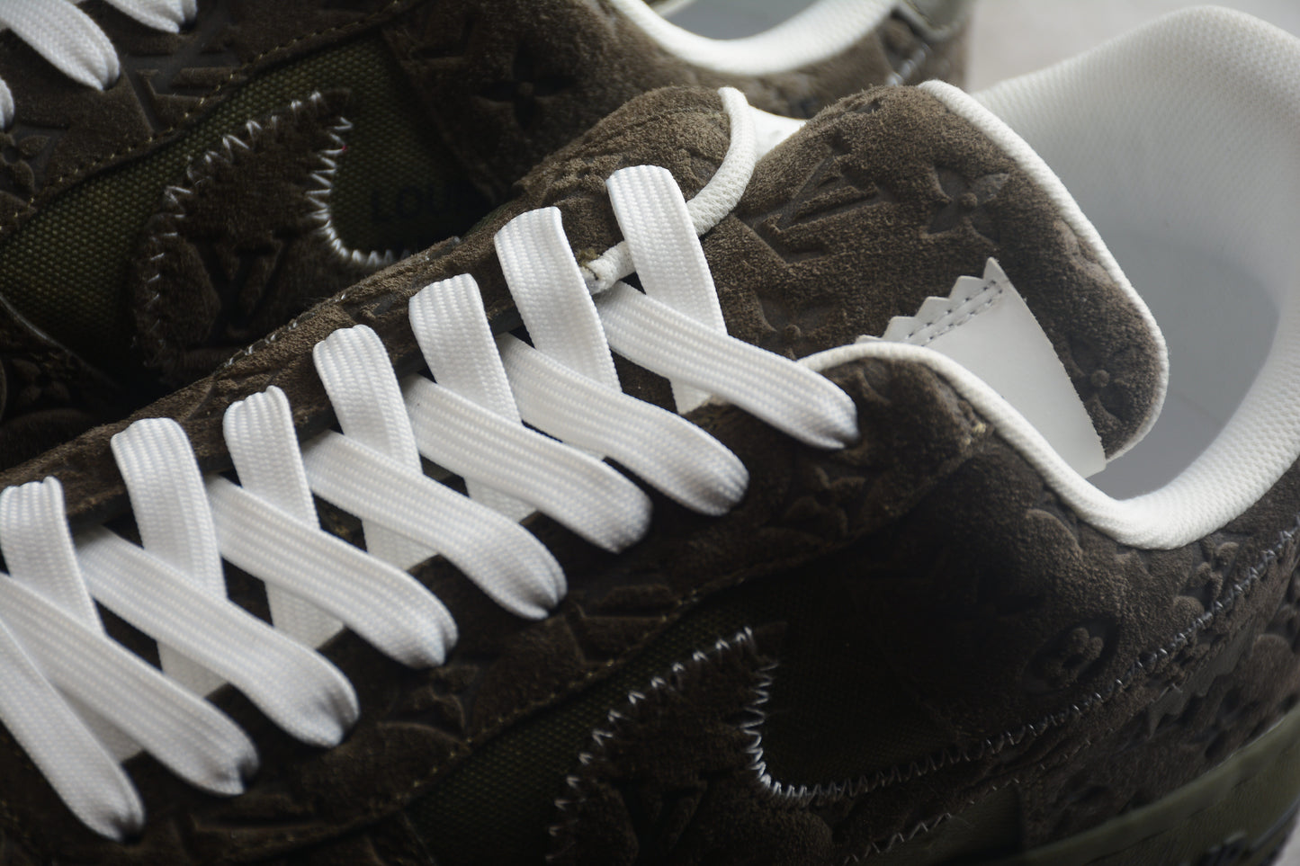 LV x Nike Air Force 1 Low Sneaker Olive