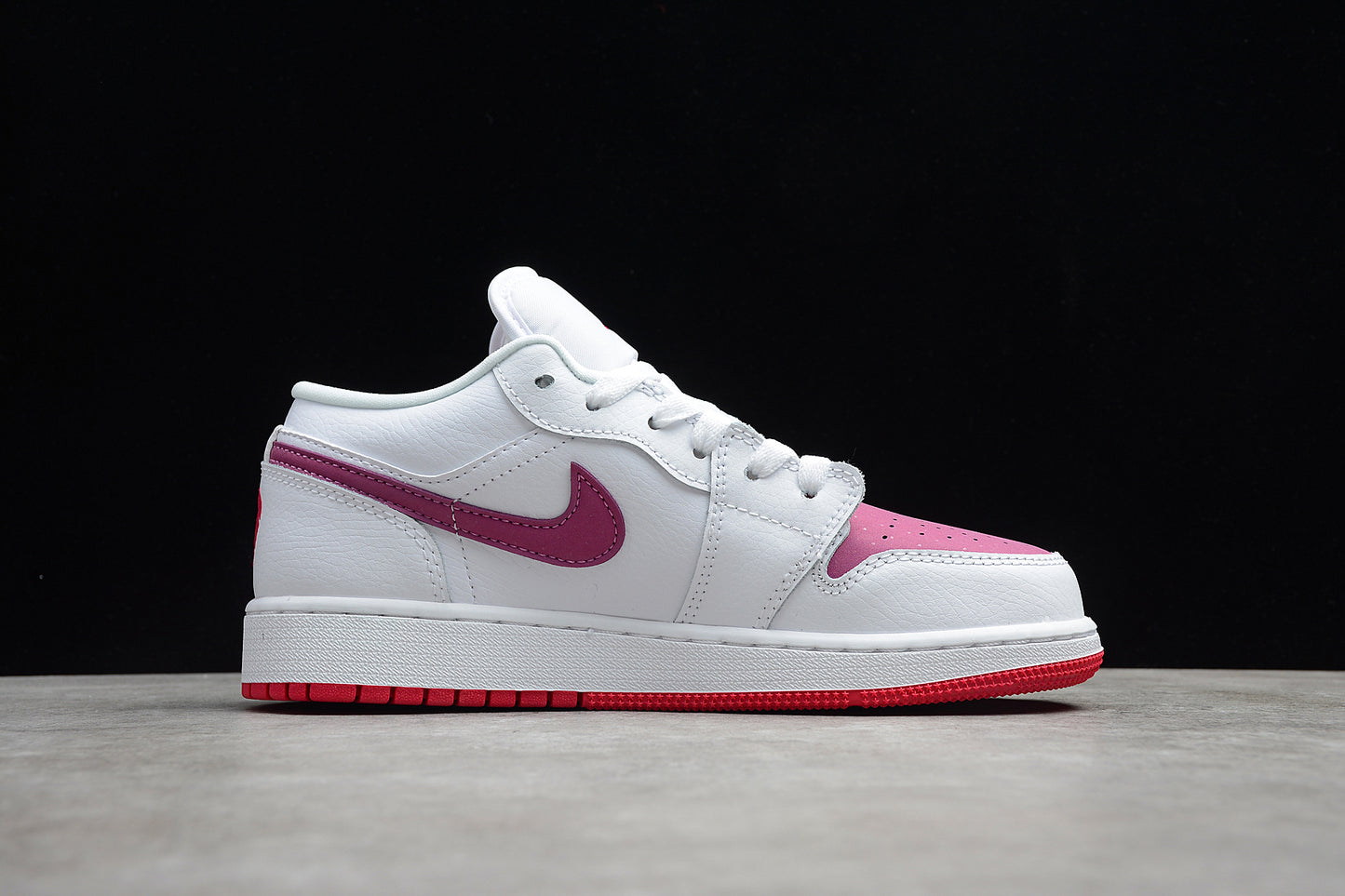 Nike Air Jordan 1 Low GS "White True Berry"