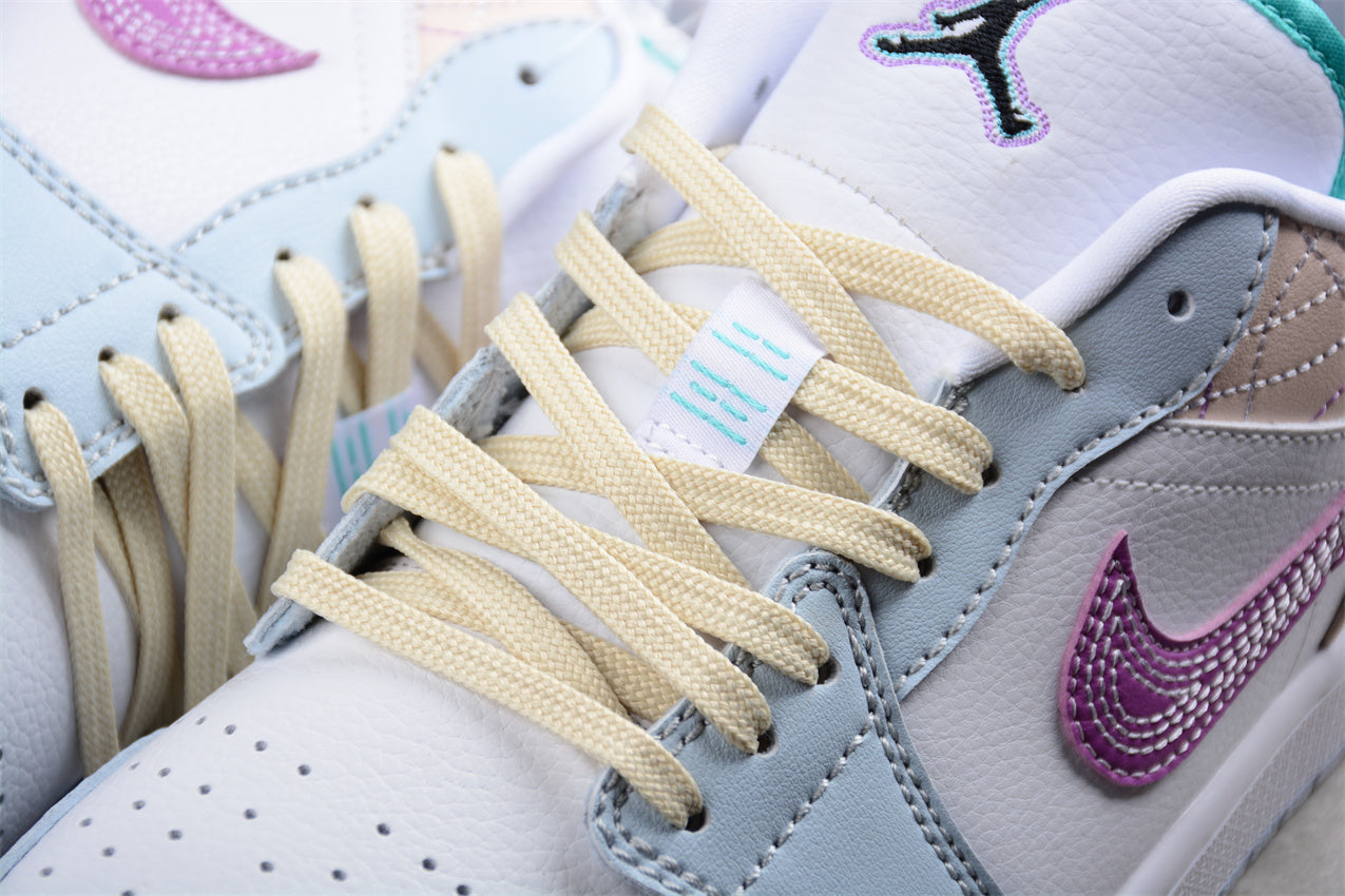 Air Jordan 1 Low "Multi-Color Sashiko" - Best Reps Website 2025