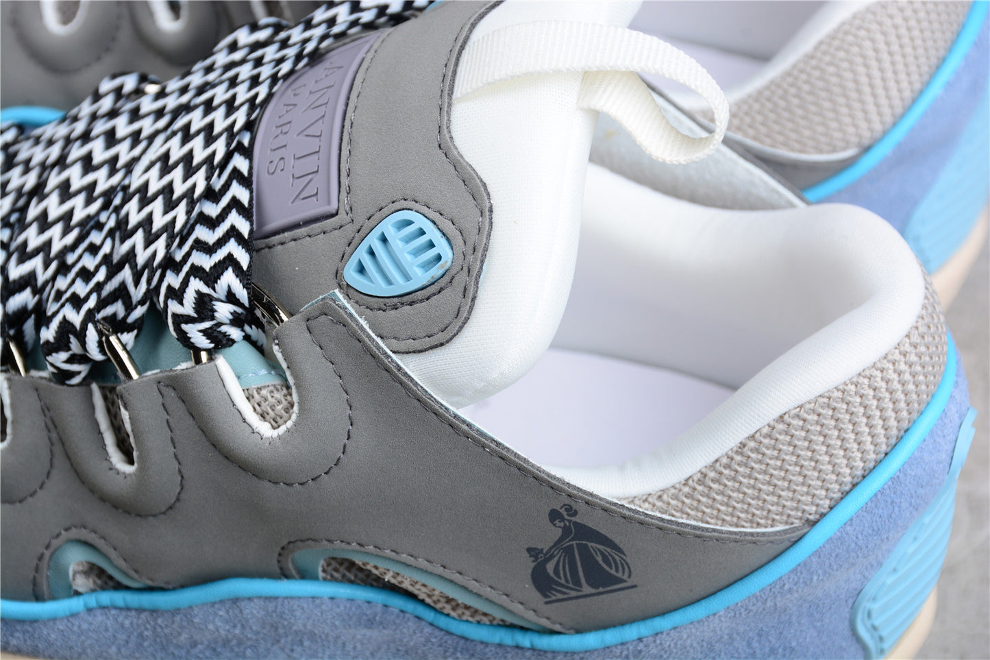 Lanvin Curb Sneaker 'Grey Blue'