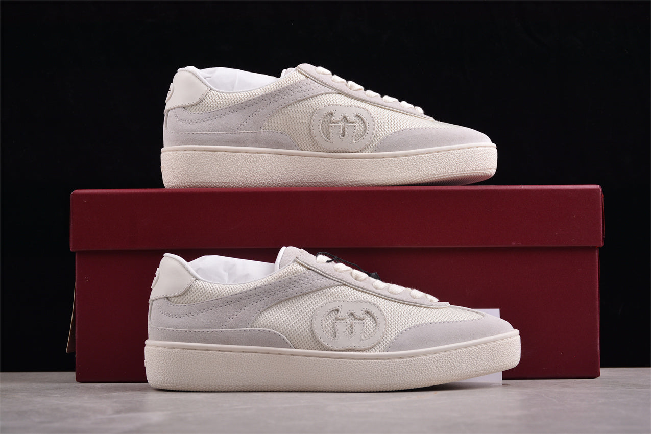 Women's Gucci G75 Trainer White Suede - Best Reps Website 2025