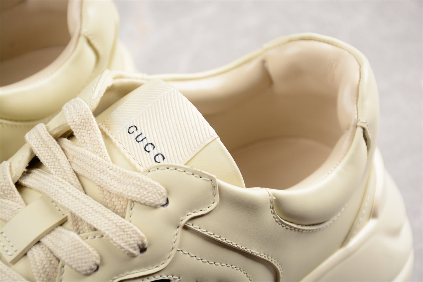 Gucci Interlocking G Rhyton Sneaker Ivory - Best Reps Website 2025