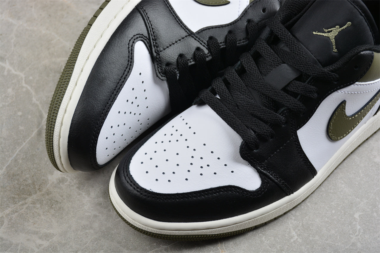 Air Jordan 1 Low "Black Toe Medium Olive" - Best Reps Website 2025