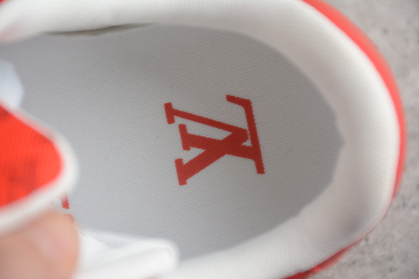 Louis Vuitton x Air Force 1 Low 'White Comet Red'