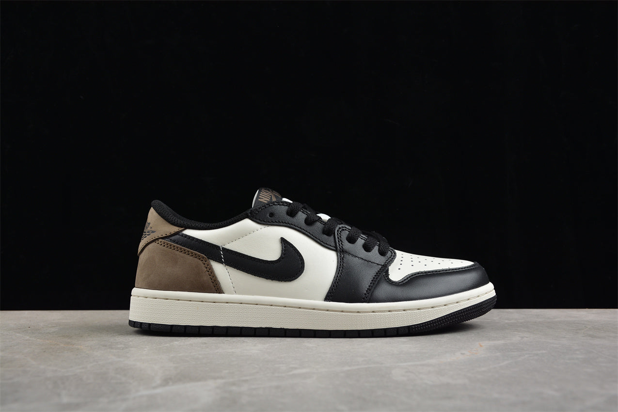 Air Jordan 1 Low Sail/Black Dark Mocha - Best Reps Website 2025
