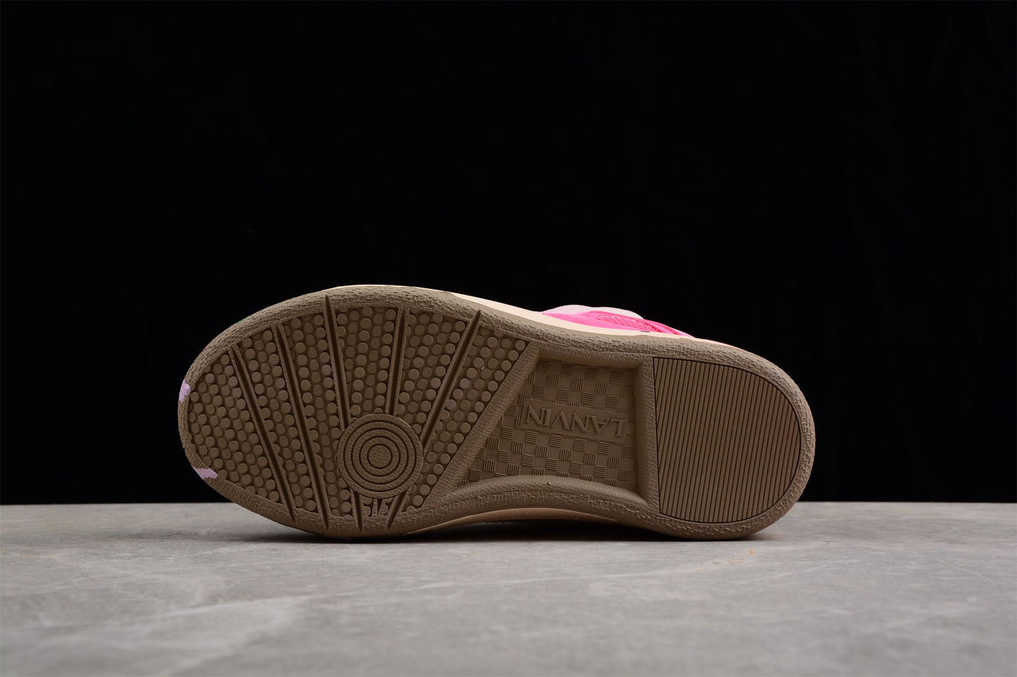 Gallery Dept. x Lanvin Curb Light Sneakers 'Paint Drip – Pale Pink'