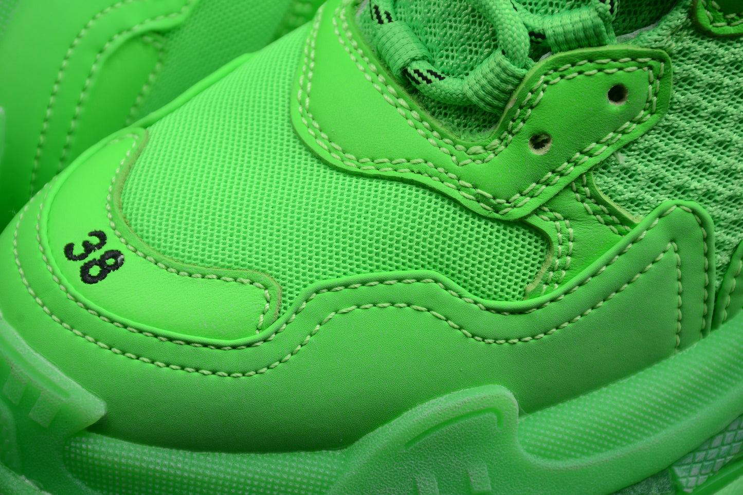 Balenciaga Triple S – Neon Green - Best Reps Website 2025