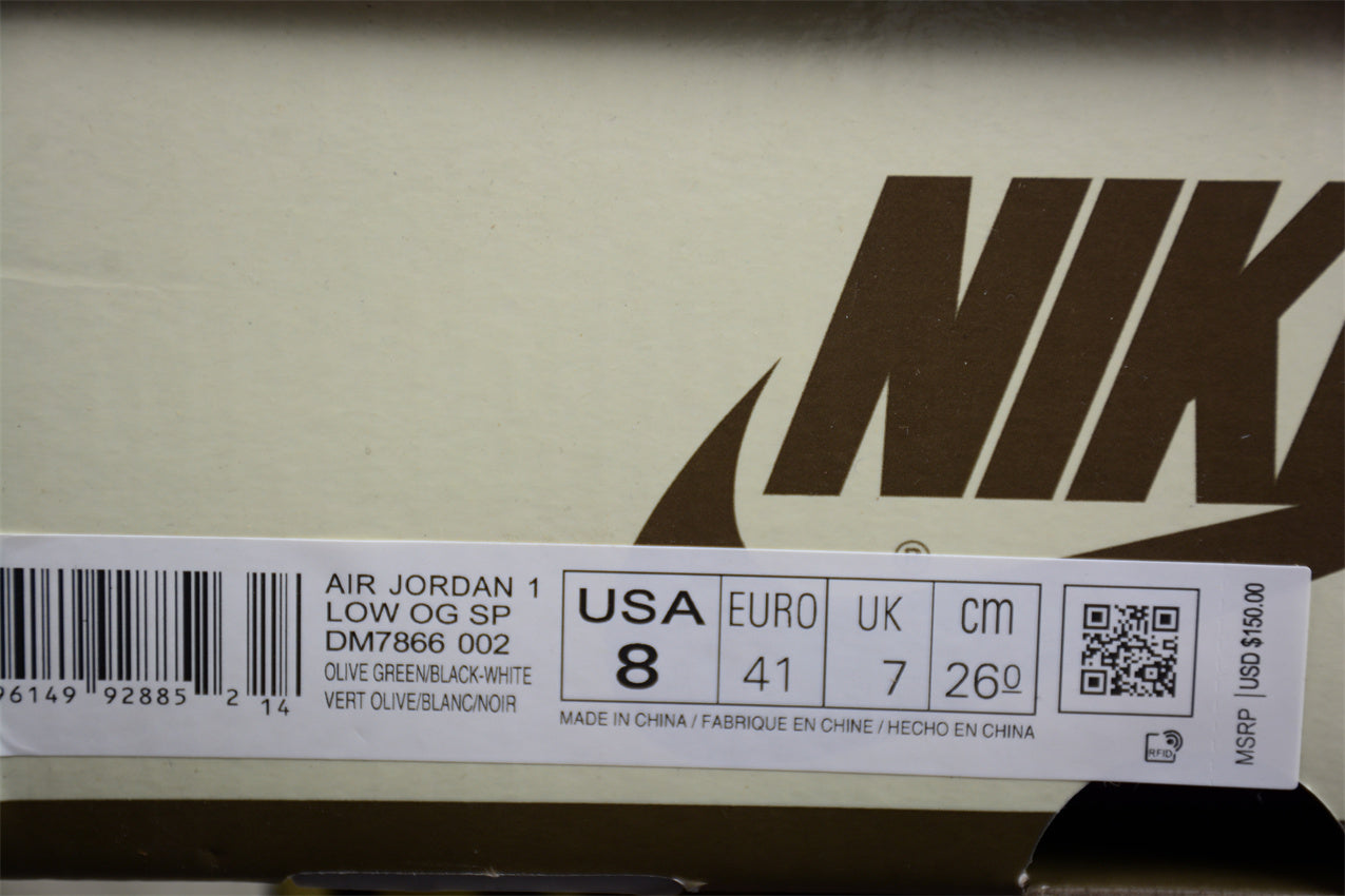 Jordan 1 Low Travis Scott "Dark Olive" - Best Reps Website 2025