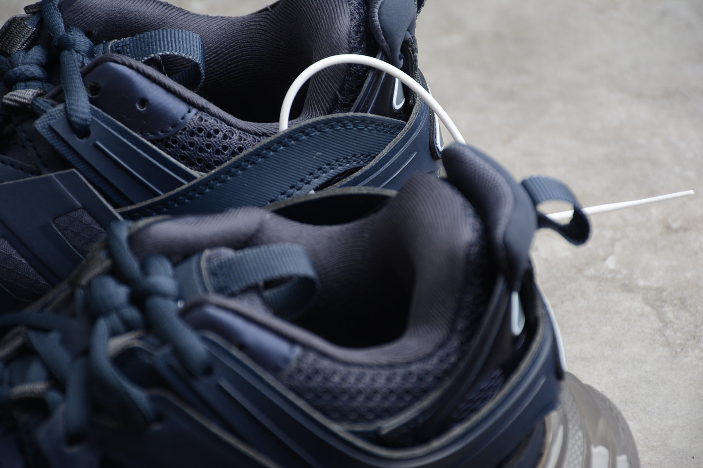 Balenciaga Track Clear Sole Trainers – Navy Blue - Best Reps Website 2025
