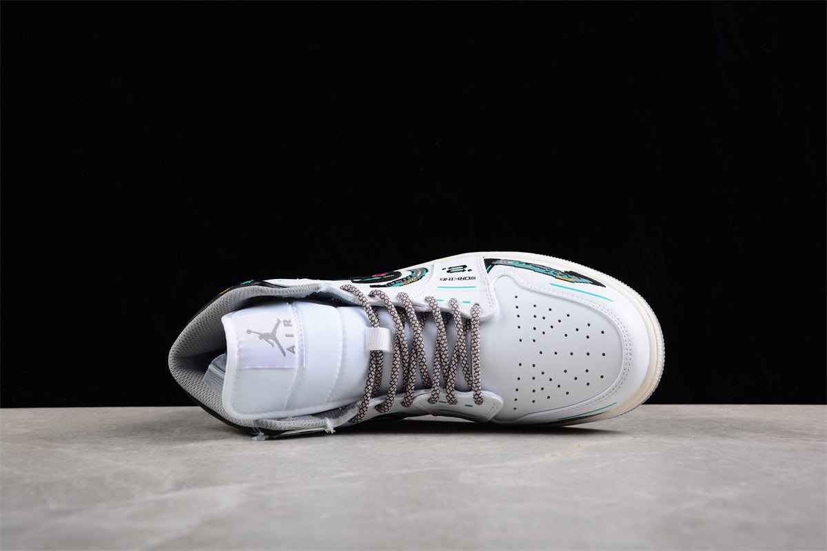 Air Jordan 1 Mid "The Future" White Black - Best Reps Website 2025