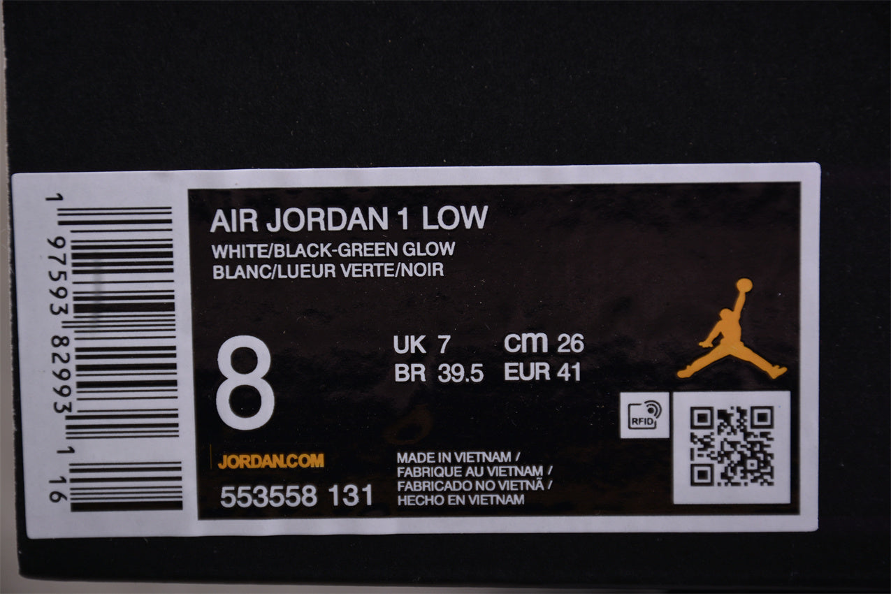 Air Jordan 1 Low 'Green Glow' Retro - Best Reps Website 2025