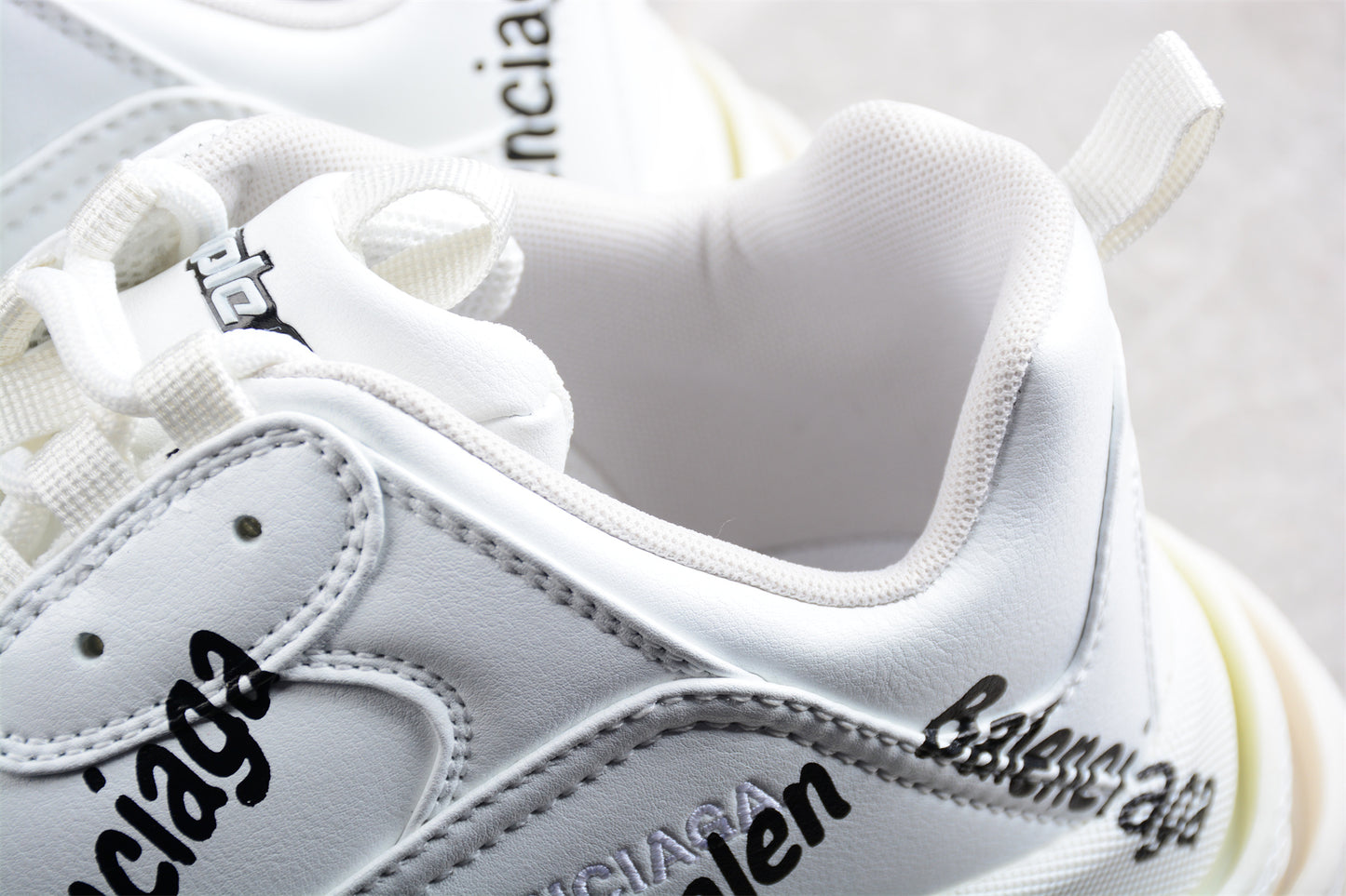 Balenciaga Triple S – Allover Logo White - Best Reps Website 2025