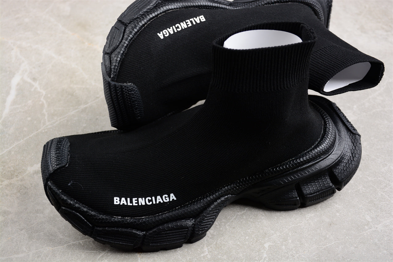 Balenciaga 3XL Sock – Triple Black - Best Reps Website 2025