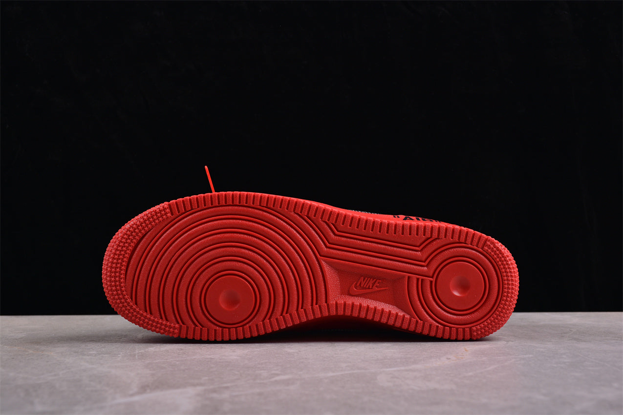 Off-White x Nike Air Force 1 "Brick Red"