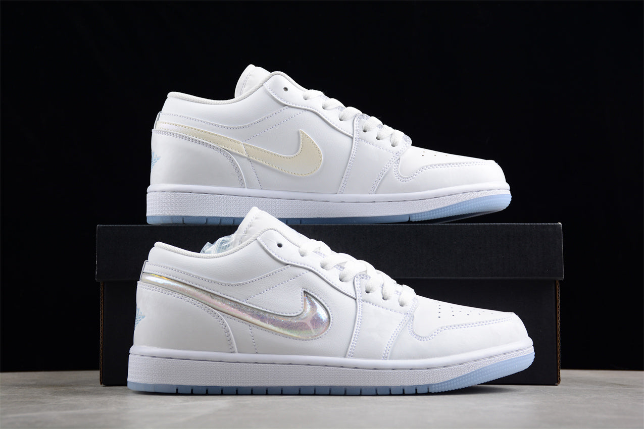 Nike Air Jordan 1 Low Glitter Swoosh Shine - Best Reps Website 2025