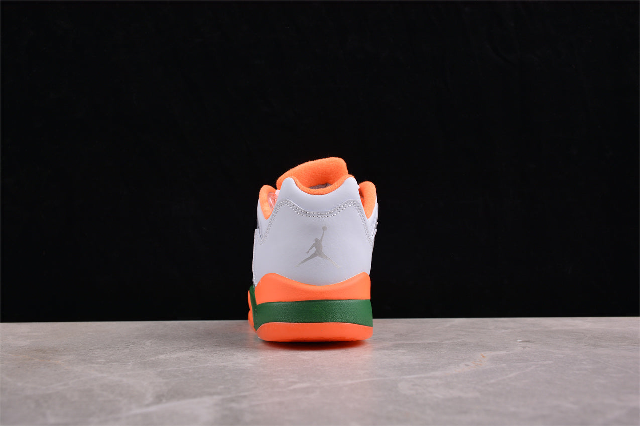 Air Jordan 5 Retro Low (GS) "Miami Hurricanes" - Best Reps Website 2025