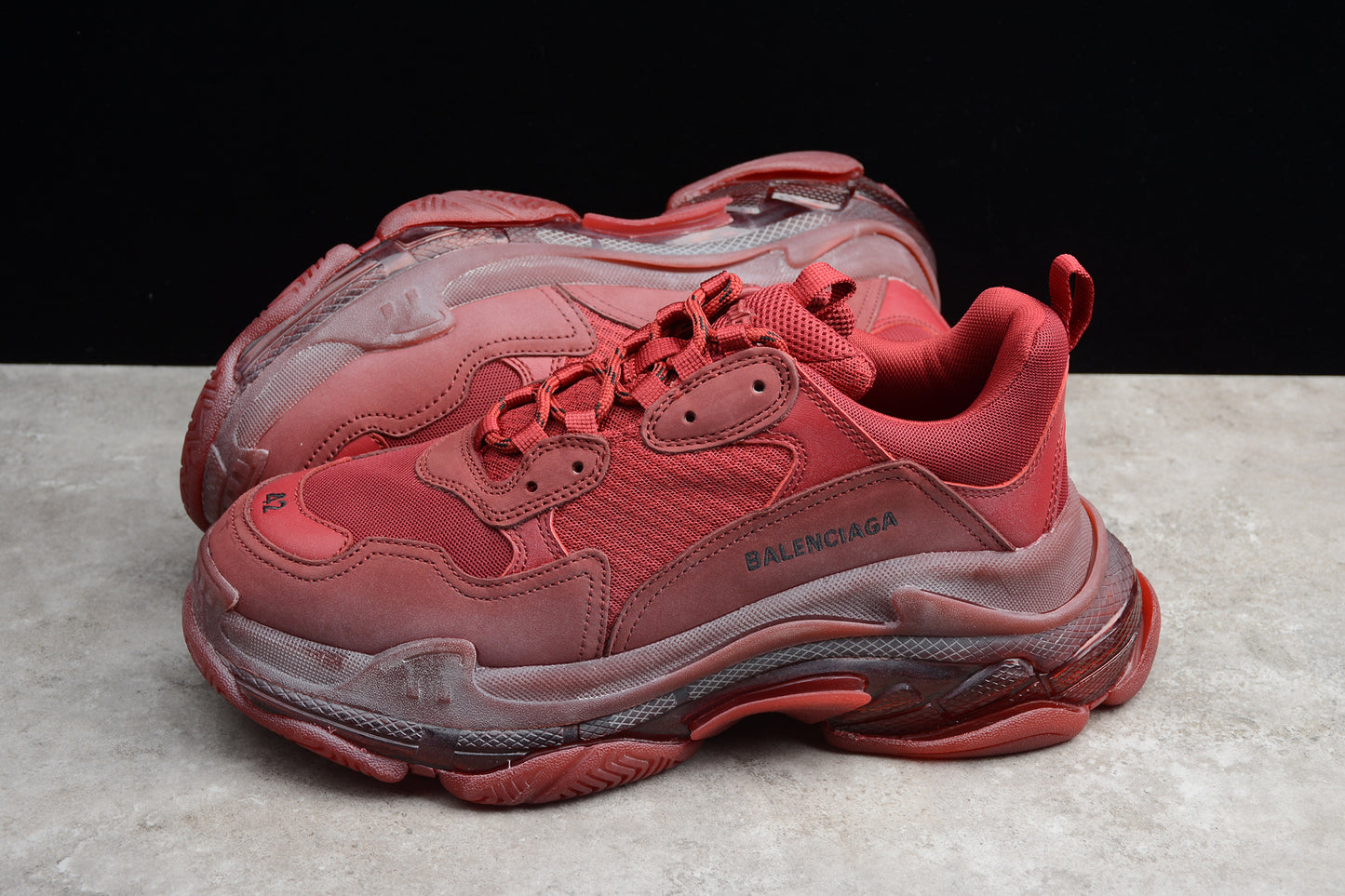 Balenciaga Triple S – Burgundy Red - Best Reps Website 2025