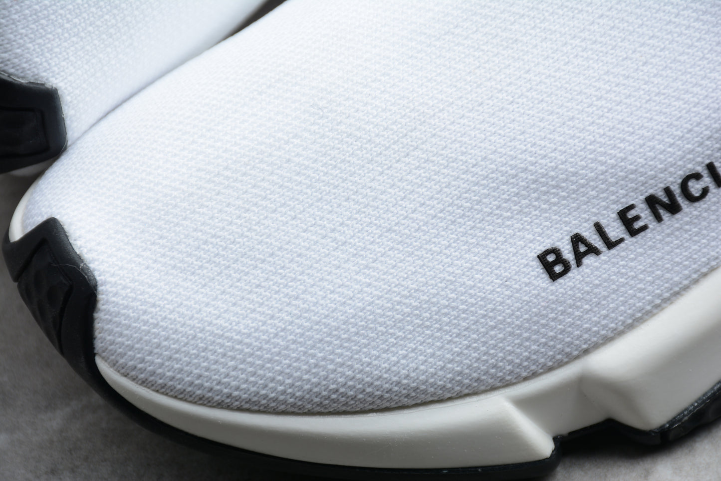Balenciaga Off White Knit Fabric Speed Trainer Sneakers - Best Reps Website 2025