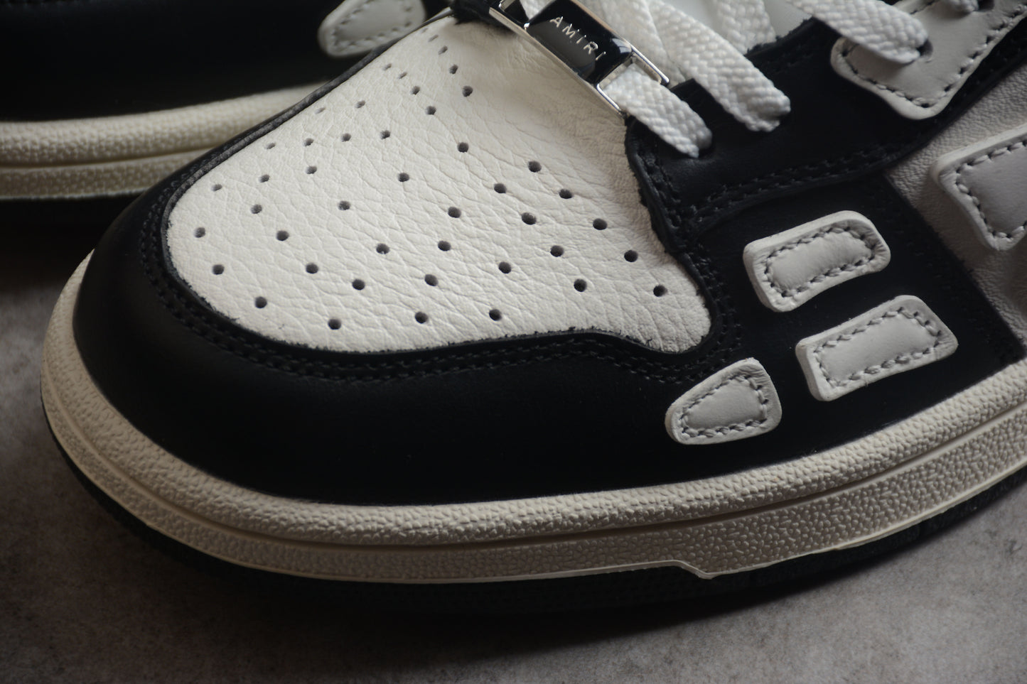 Amiri Skel Top Low 'Black White' - Best Reps Website 2025