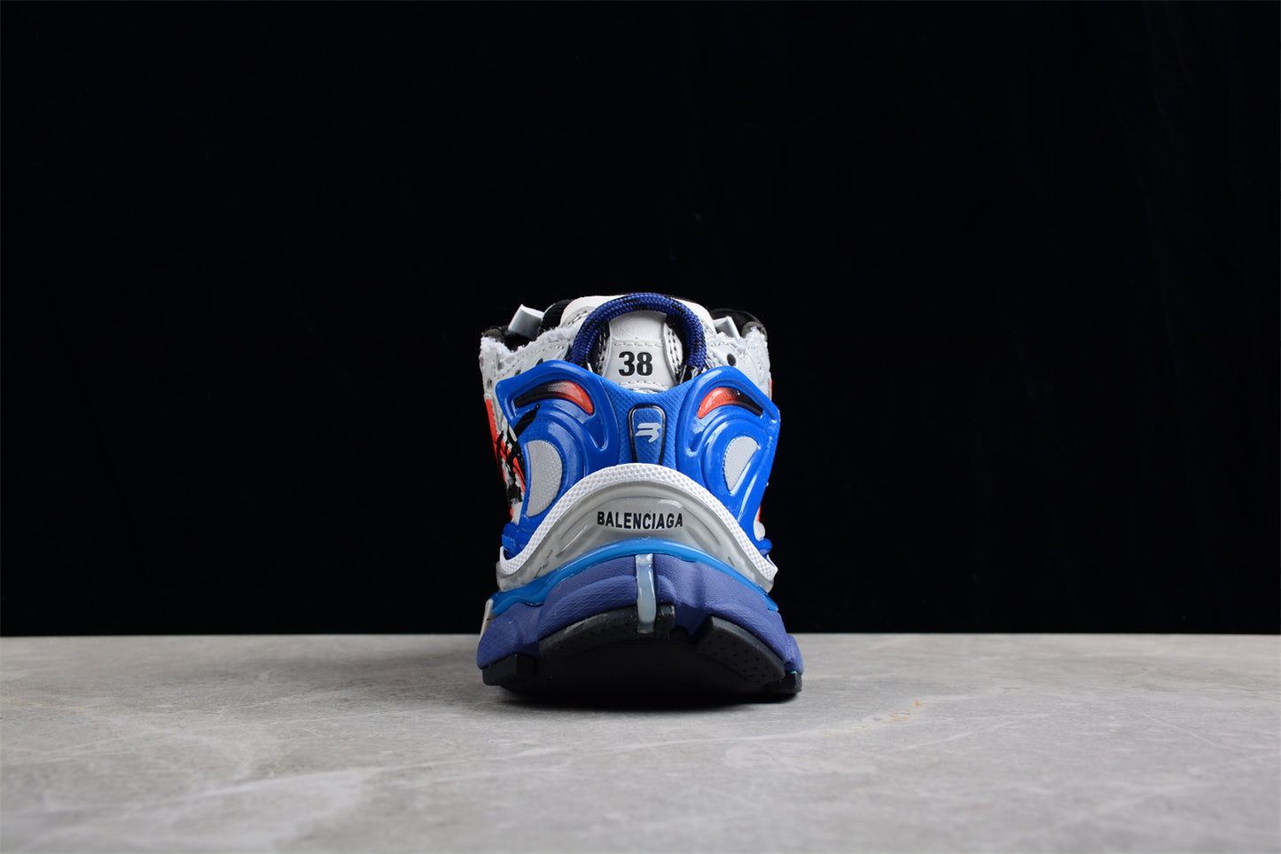 Balenciaga Runner 7.0 – Blue/Orange Graffiti - Best Reps Website 2025