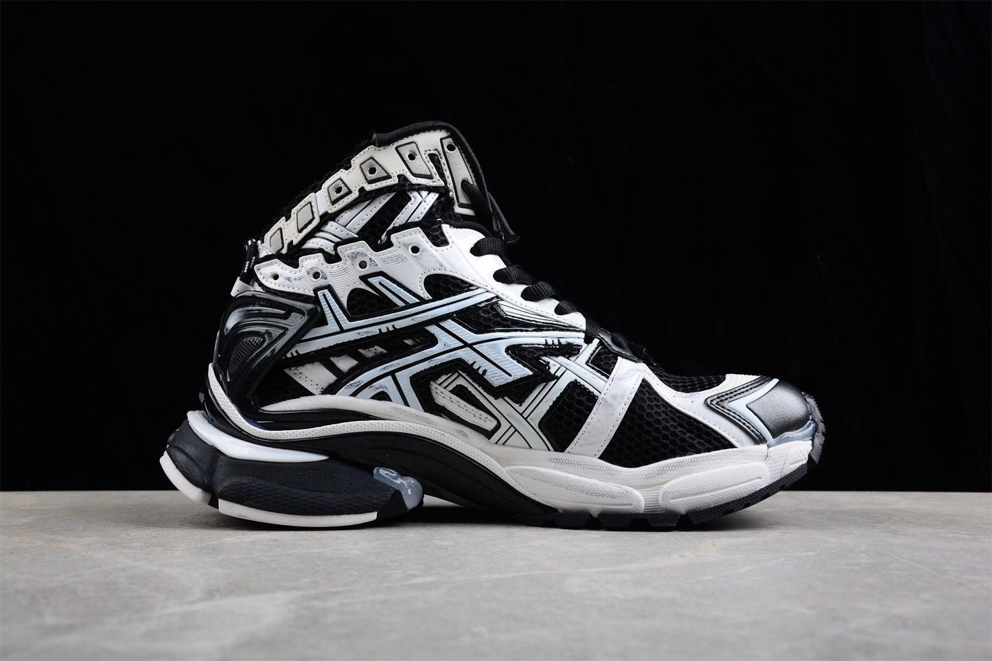 Balenciaga Runner Hightop 7.0 – Black/White - Best Reps Website 2025