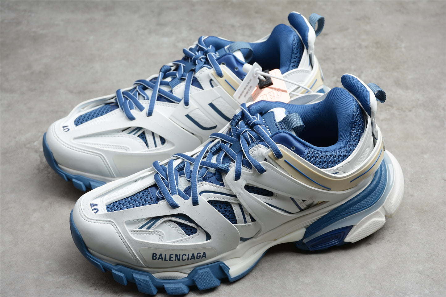 Balenciaga Track Worn Out – White Blue - Best Reps Website 2025