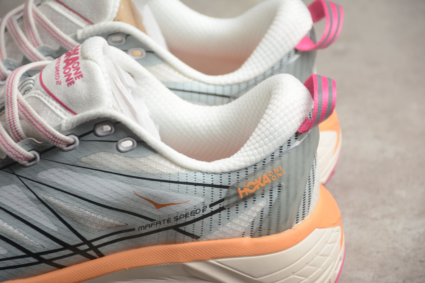 Hoka One One Mafate Speed 2 In Grey/Pink - Best Reps Website 2025