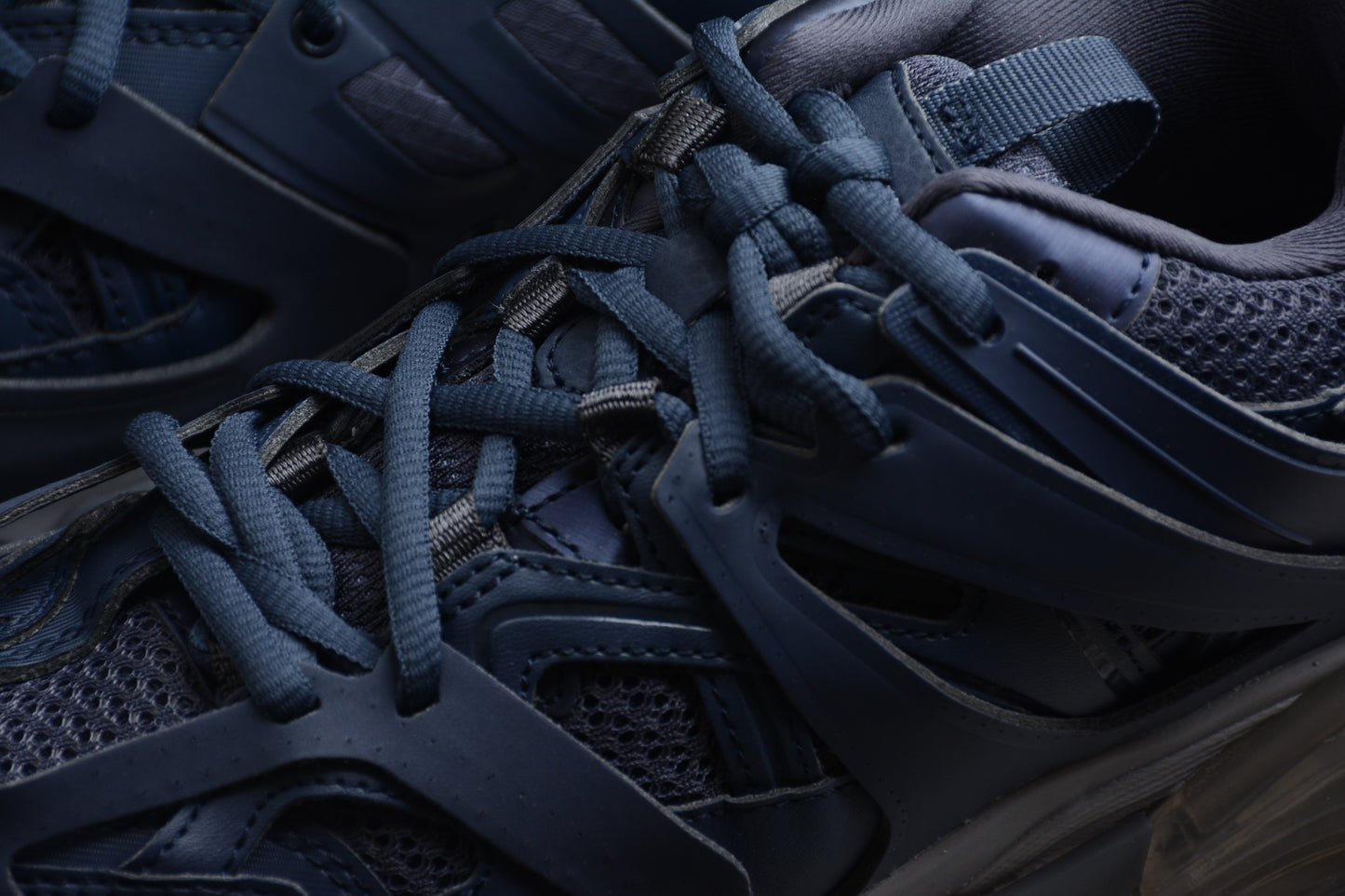 Balenciaga Track Clear Sole Trainers – Navy Blue - Best Reps Website 2025