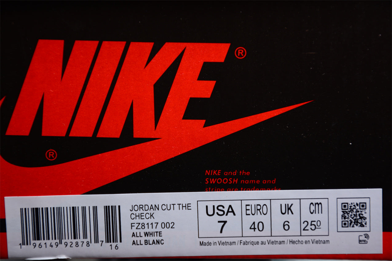 Travis Scott x Jordan Cut The Check AJ1 White - Best Reps Website 2025