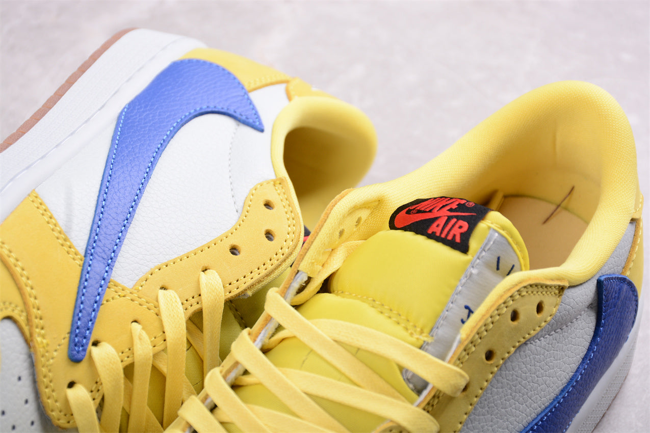 Nike Travis Scott x Air Jordan 1 Low "Canary Yellow" - Best Reps Website 2025