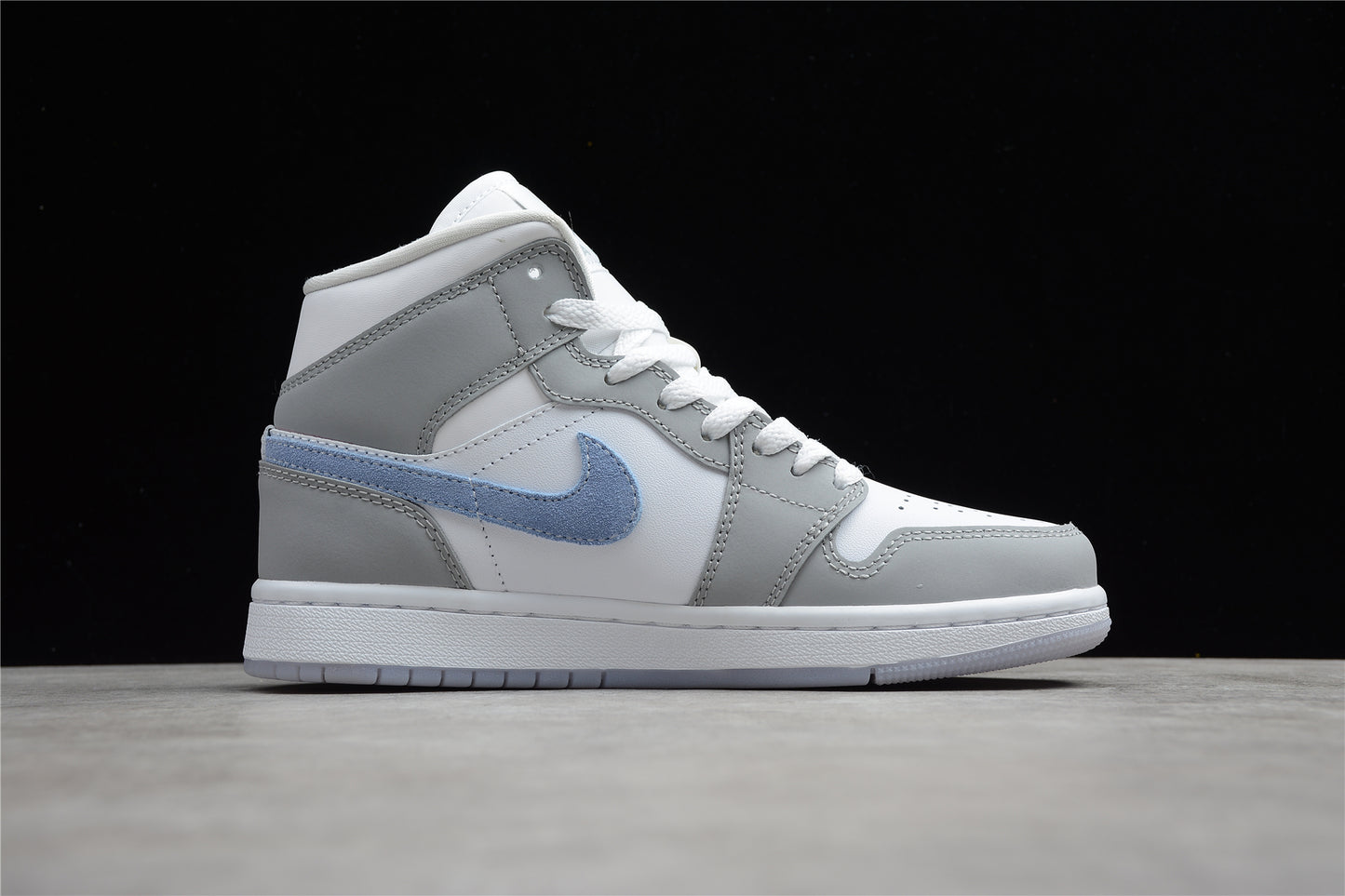 Air Jordan 1 Mid "Wolf Grey Aluminum" - Best Reps Website 2025