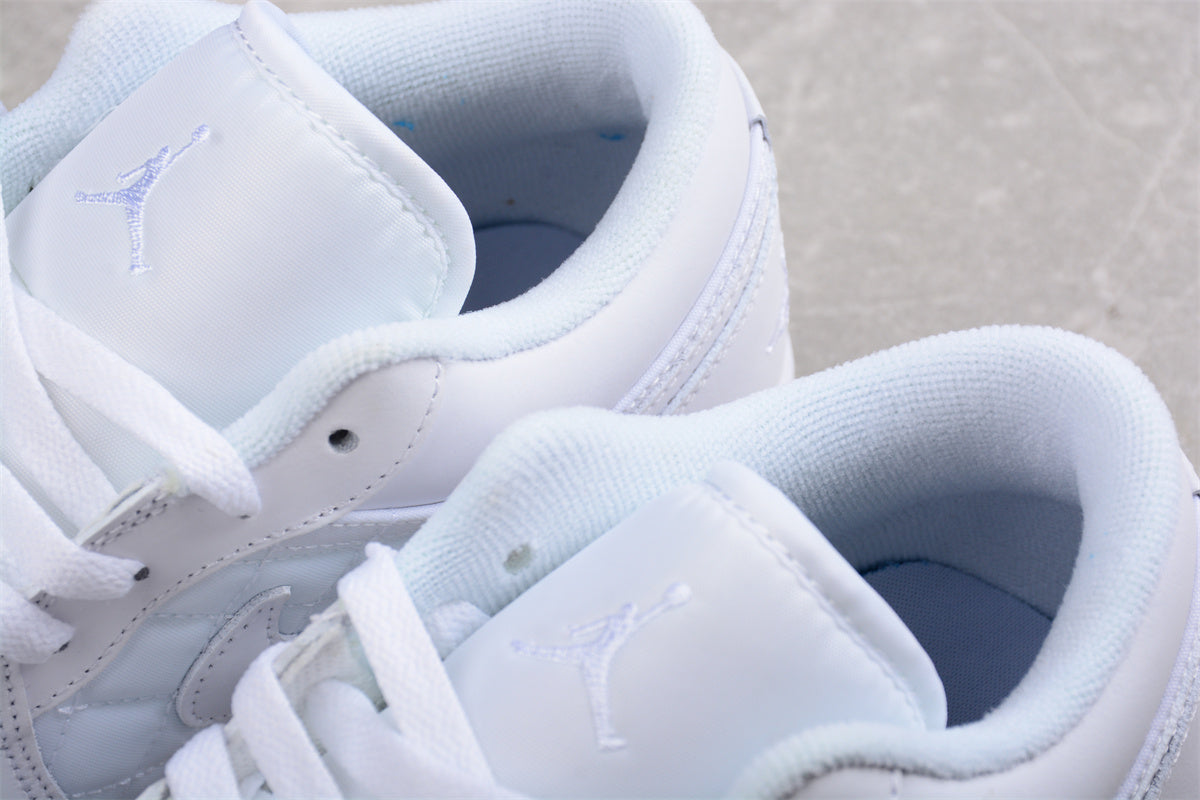 Air Jordan 1 Low Quilted "Triple White" DB6480-100 - Best Reps Website 2025
