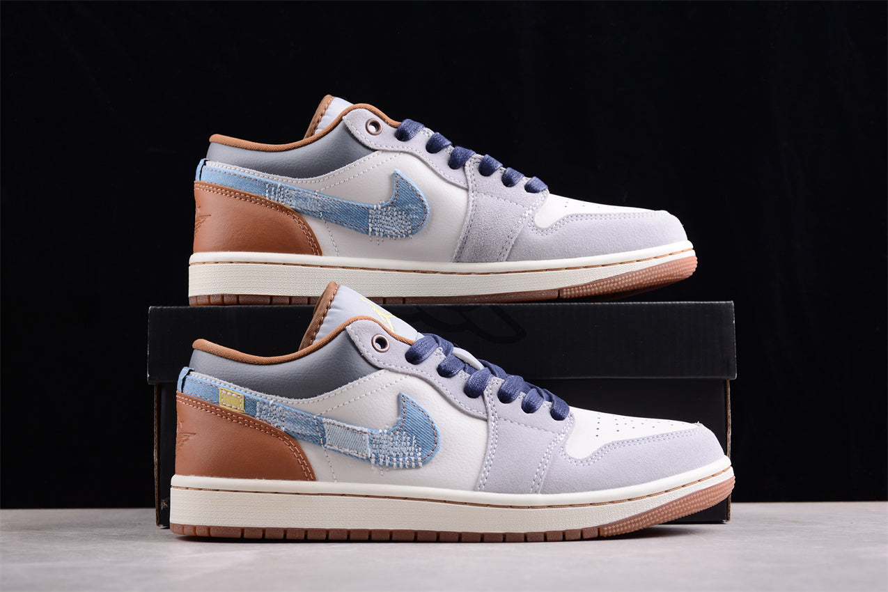 Air Jordan 1 Low SE 'Repaired Denim Swoosh' - Best Reps Website 2025