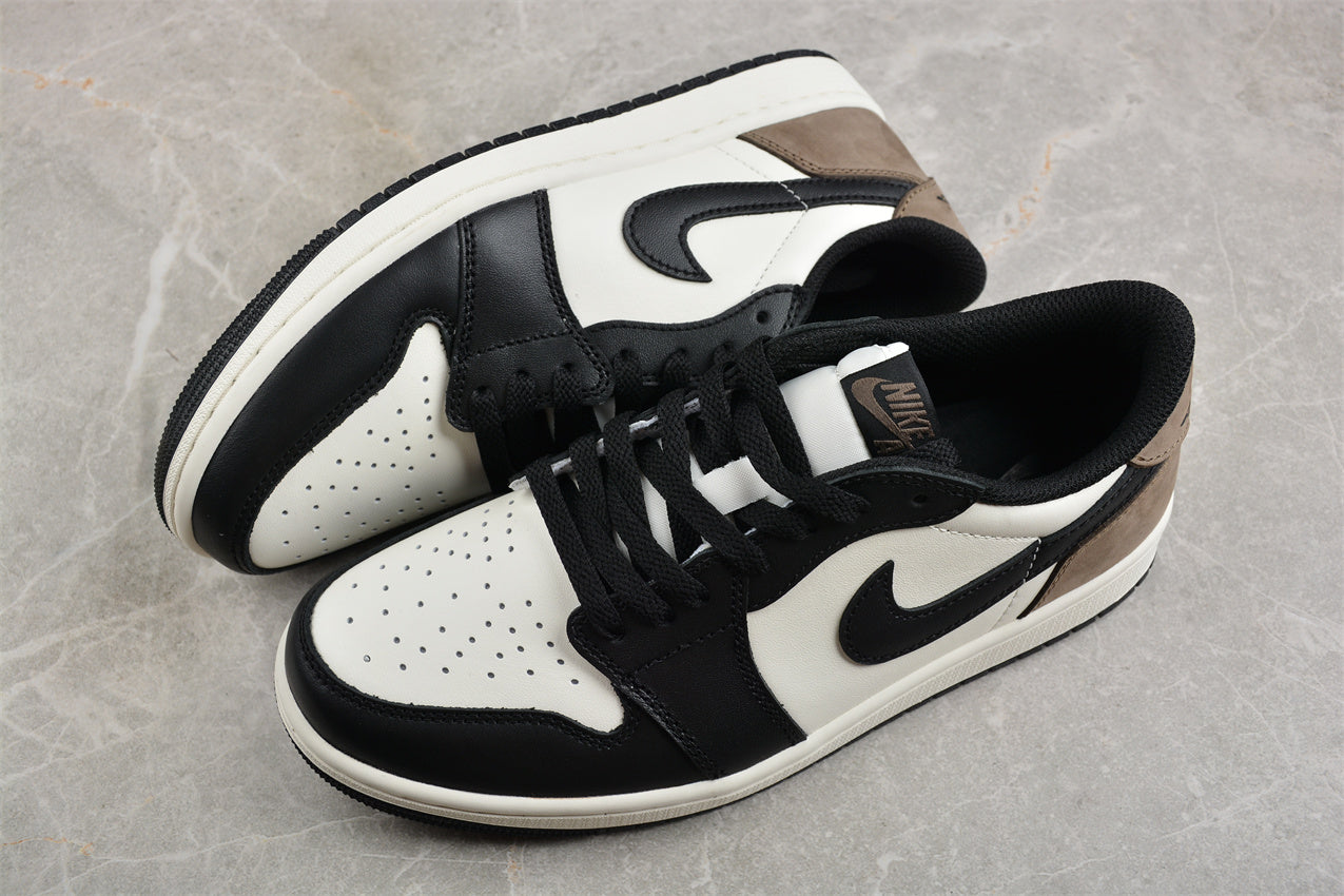 Air Jordan 1 Low Sail/Black Dark Mocha - Best Reps Website 2025