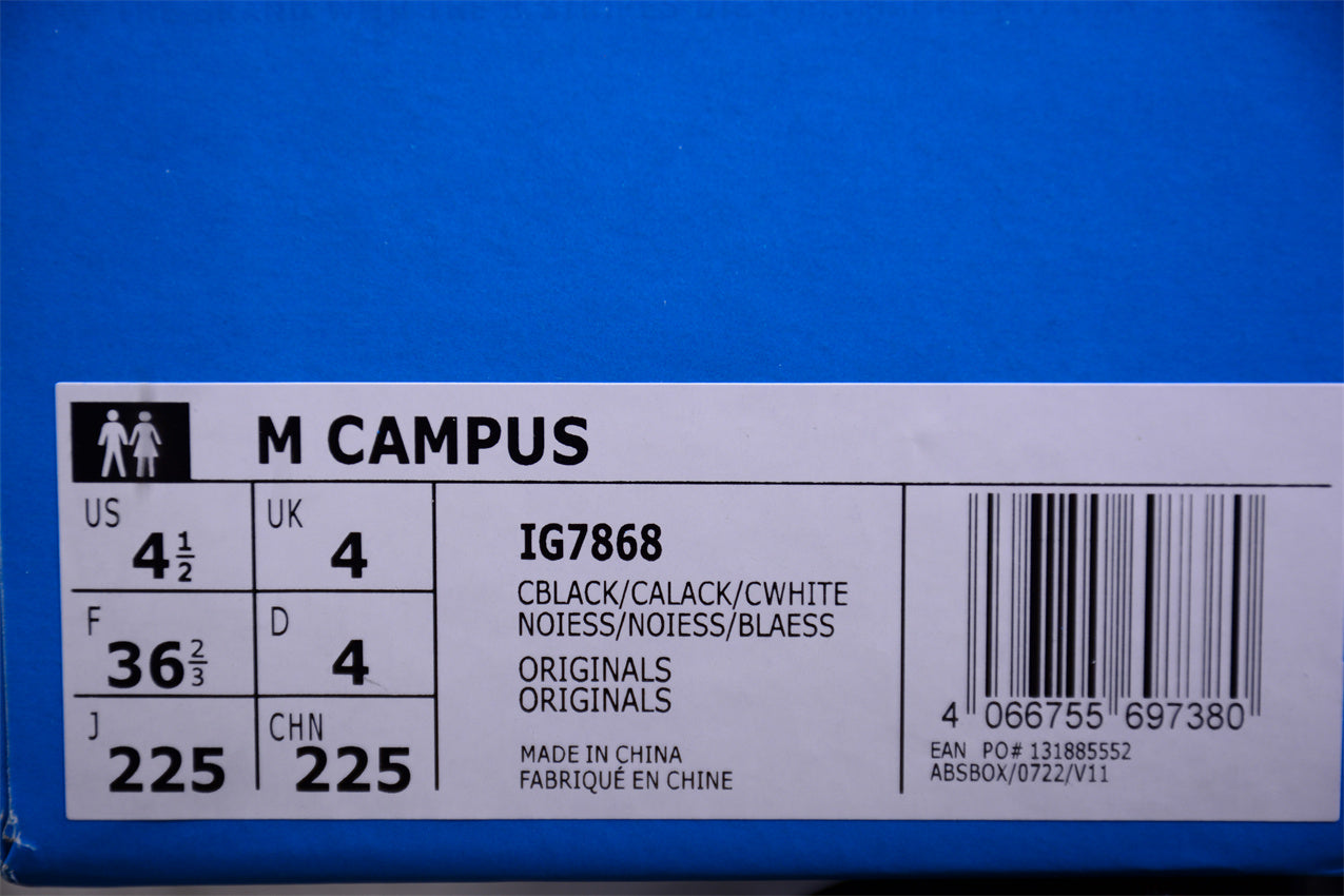 adidas x Moncler Campus Sneakers 'Black' - Best Reps Website 2025