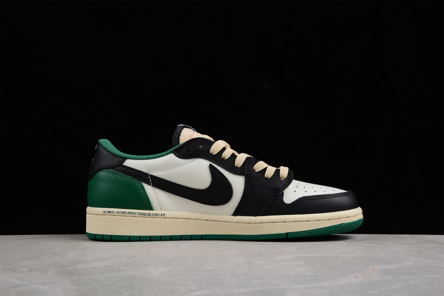 Travis Scott x Air Jordan 1 Low "Green Black" Custom - Best Reps Website 2025