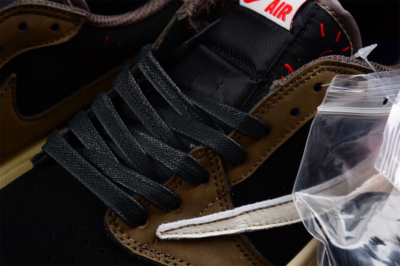 Jordan 1 Retro Low OG SP Travis Scott Black Dark Mocha - Best Reps Website 2025