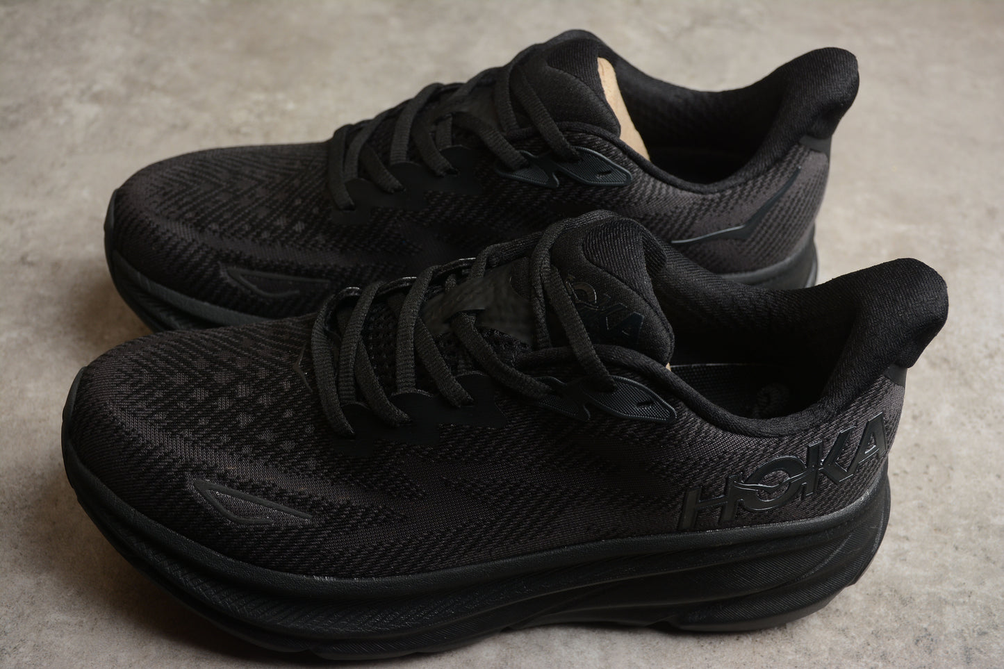 HOKA Clifton 9 in Triple Black - Best Reps Website 2025