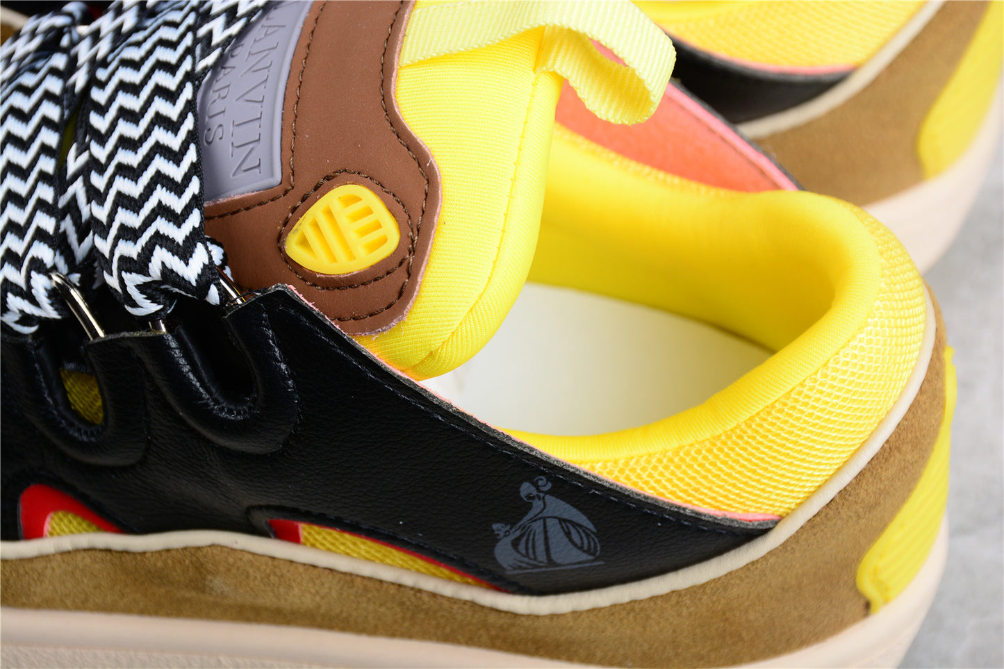 Lanvin Curb Sneaker 'Black Yellow'