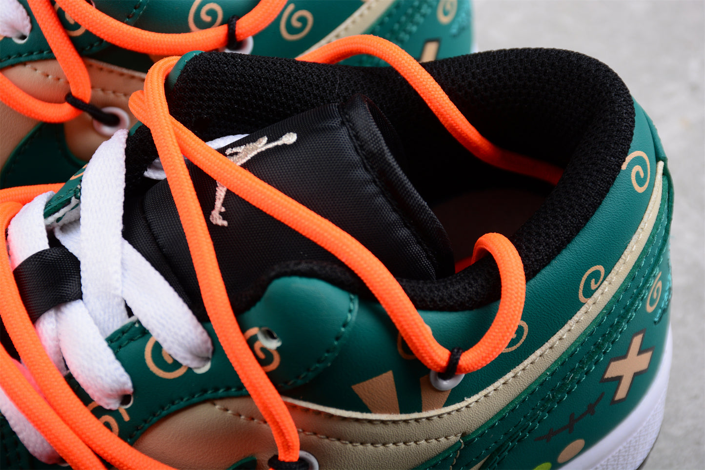 Custom Air Jordan 1 Low "Campus Time" 553558-062 - Best Reps Website 2025