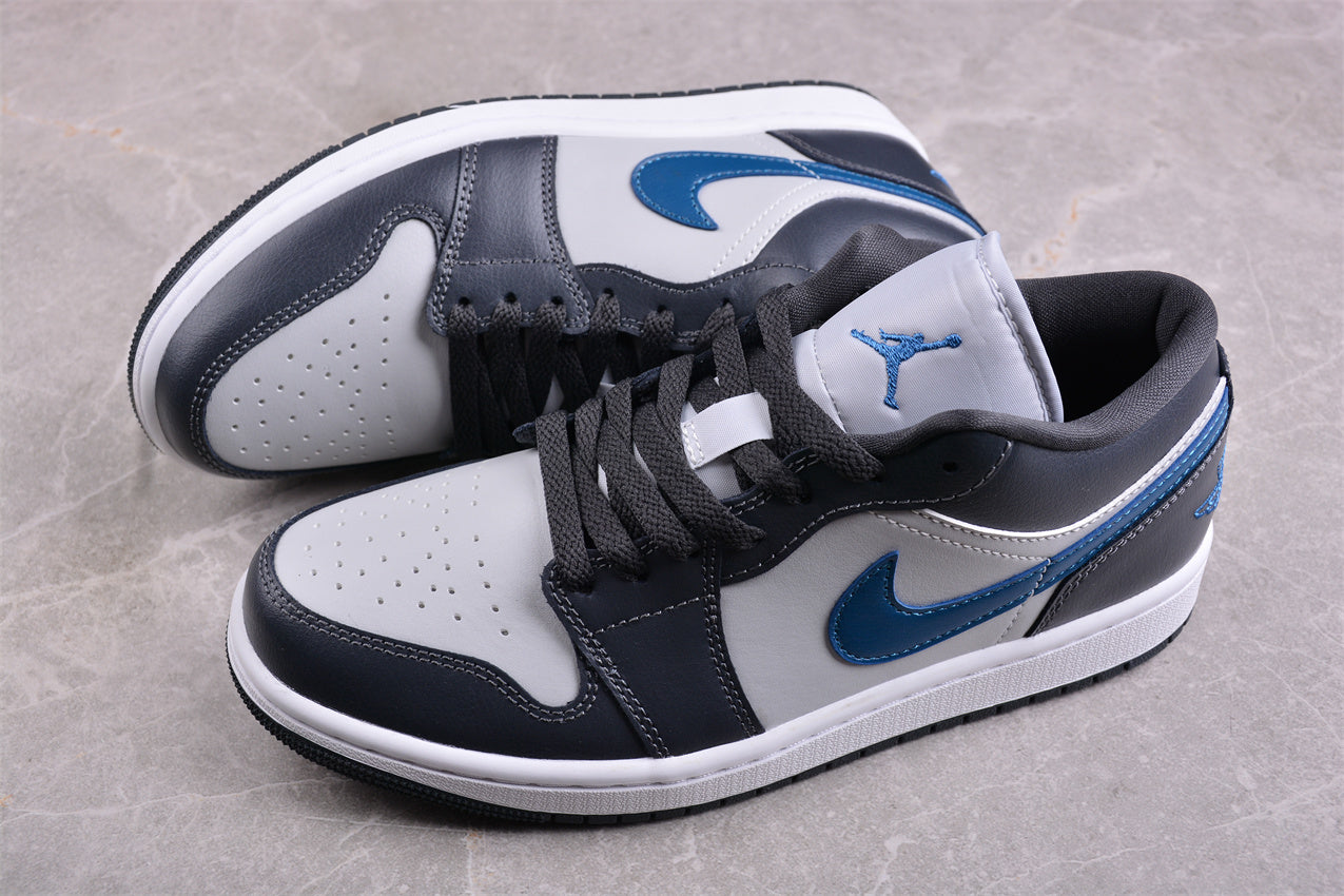 Air Jordan 1 Low 'Anthracite Industrial Blue' - Best Reps Website 2025