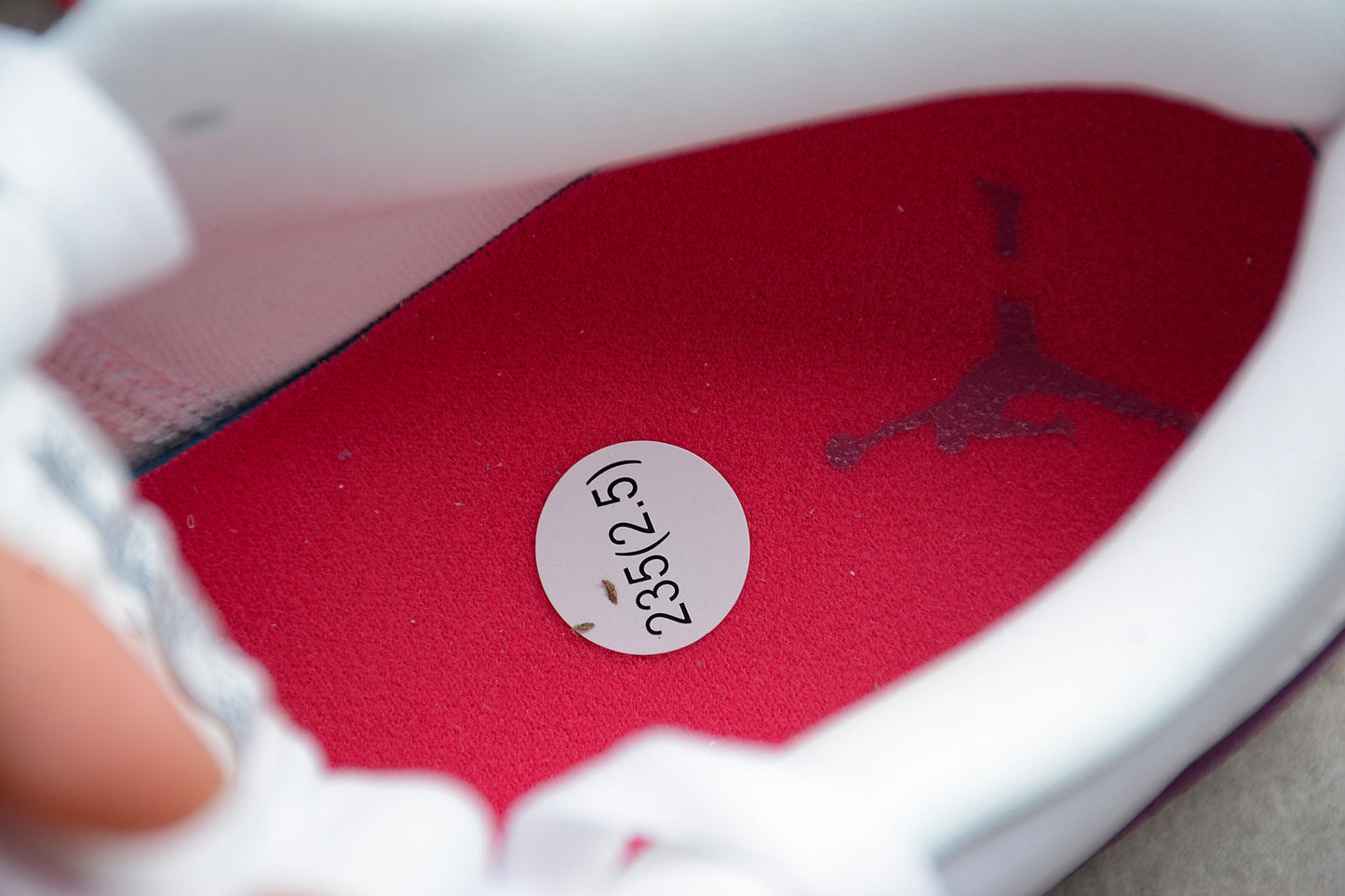 Nike Air Jordan 1 Low GS "White True Berry"