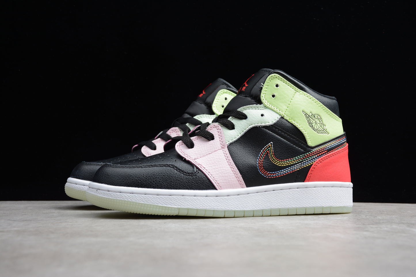 Air Jordan 1 Mid "Glow In The Dark" GS - Best Reps Website 2025