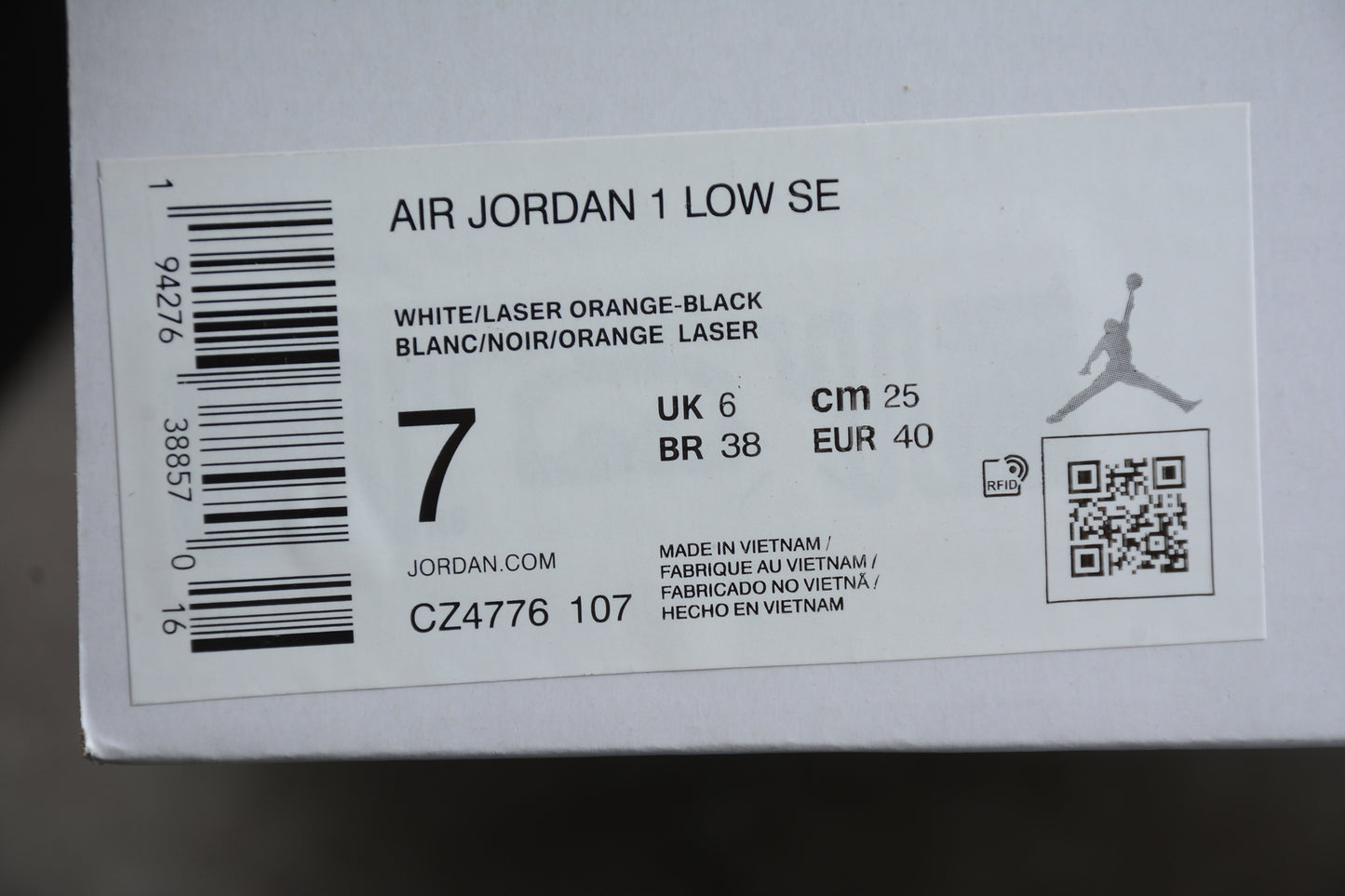 Nike Air Jordan 1 Low “Laser Orange” CZ4776-107 - Best Reps Website 2025