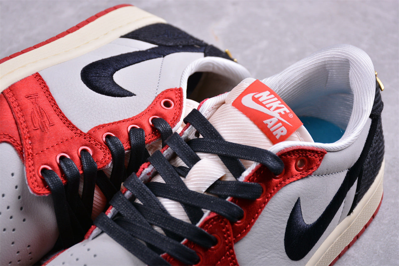 Jordan 1 x Trophy Room Retro Low OG SP Sail Varsity Red - Best Reps Website 2025