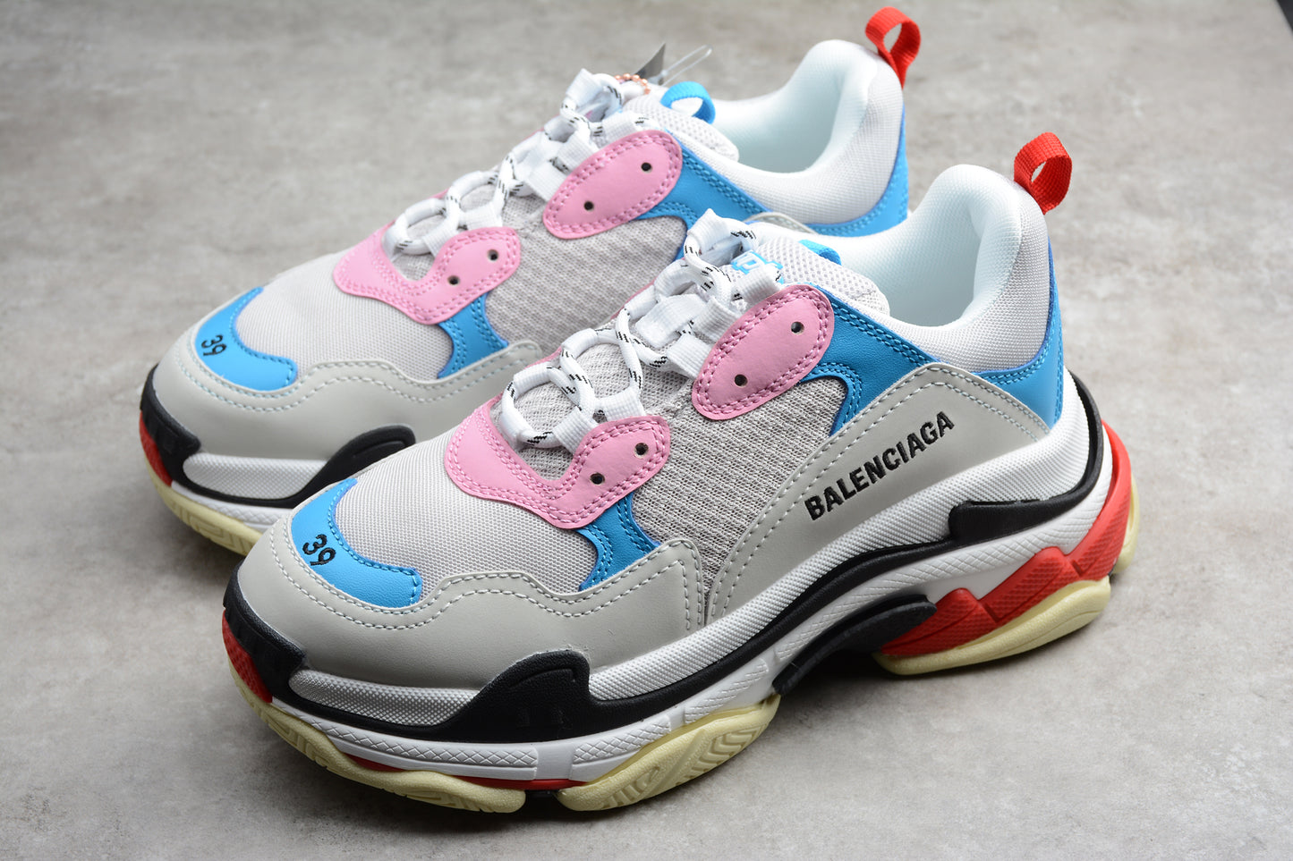 Balenciaga Wmns Triple S – White Blue Pink - Best Reps Website 2025