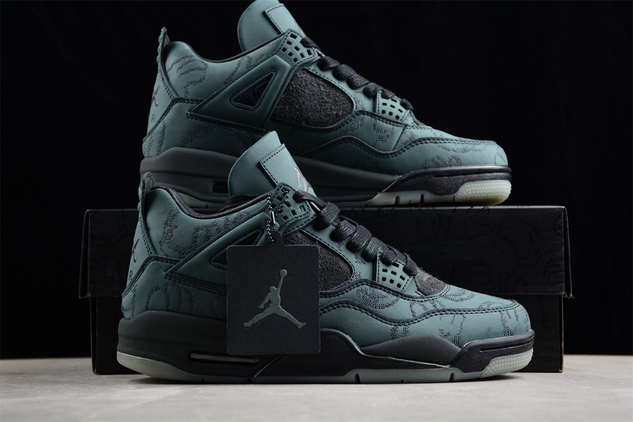 Nike Air Jordan 4 Retro "KAWS Black" - Best Reps Website 2025